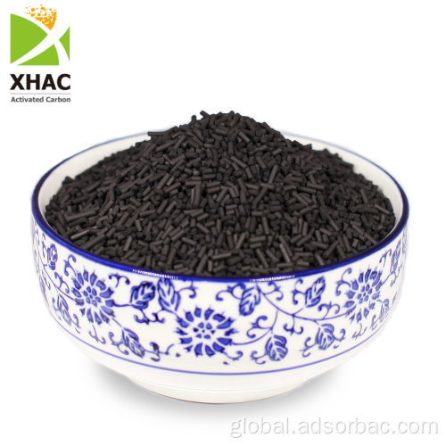Extruded Net Gas Activated Carbon 1.5mm CTC 80 Coal Pellet Activated Carbon Factory